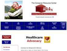 Tablet Screenshot of caregiverresourcecenter.com